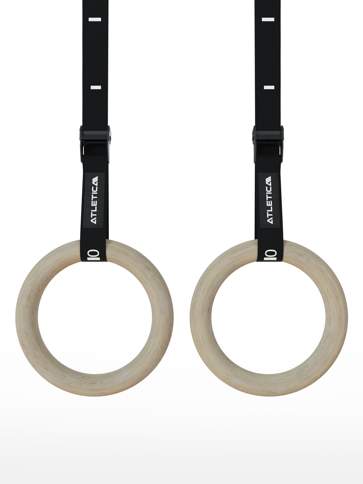 ATLETICA Gymnastic Rings | Wooden Gymnastic Rings