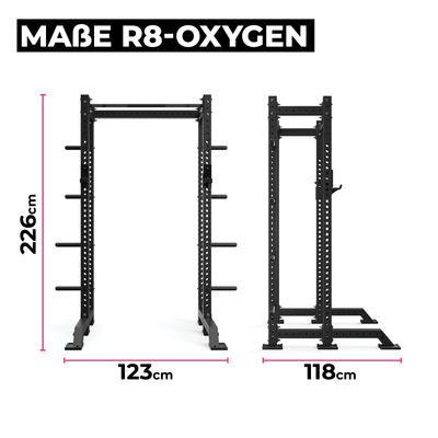 Half Rack R8-Oxygen: 226 cm Höhe 
